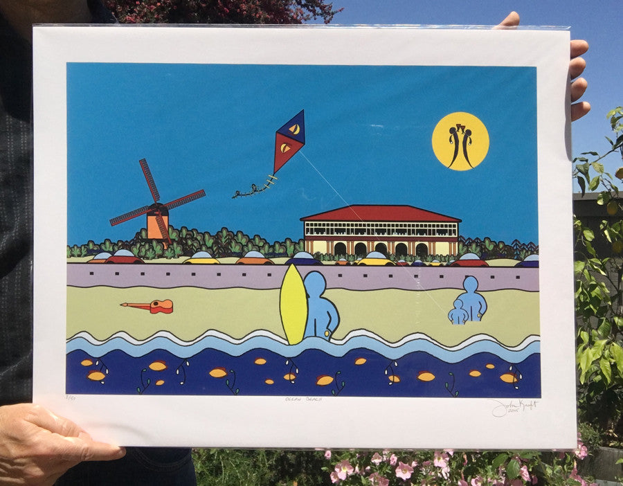 Ocean Beach by John Kraft (fine art paper)