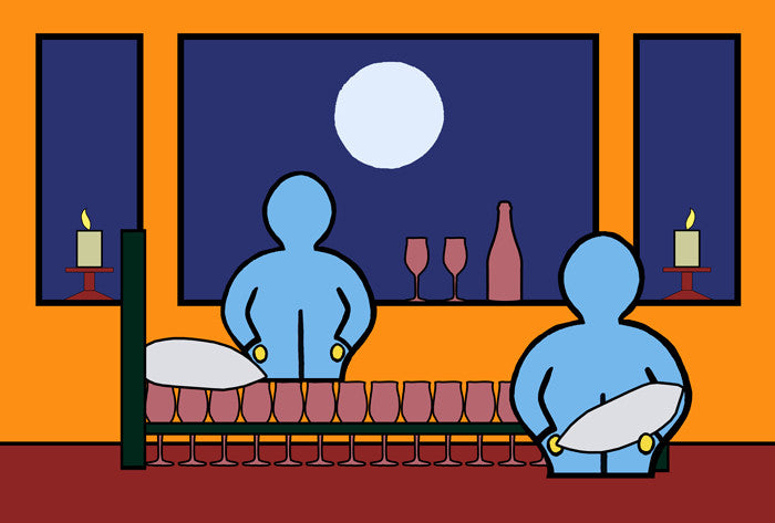 Bed of Rosé art print by John Kraft