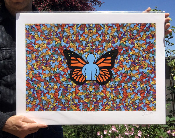 The Butterfly Effect Art Print by Artist John Kraft
