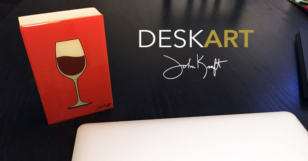 Wine Glass I by John Kraft