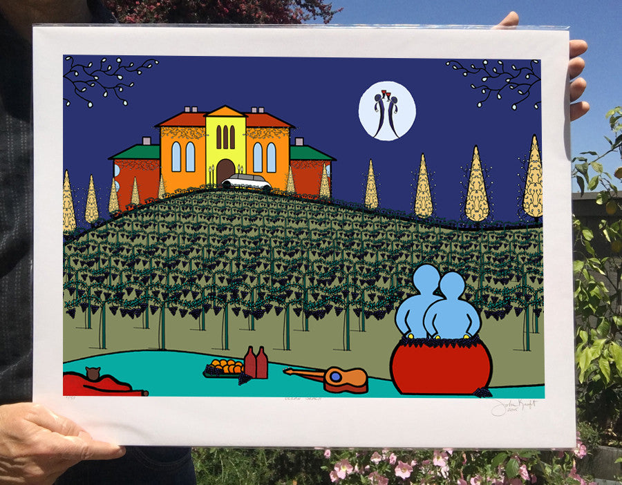 Napa Valley Crush (ready to frame print on archival paper)