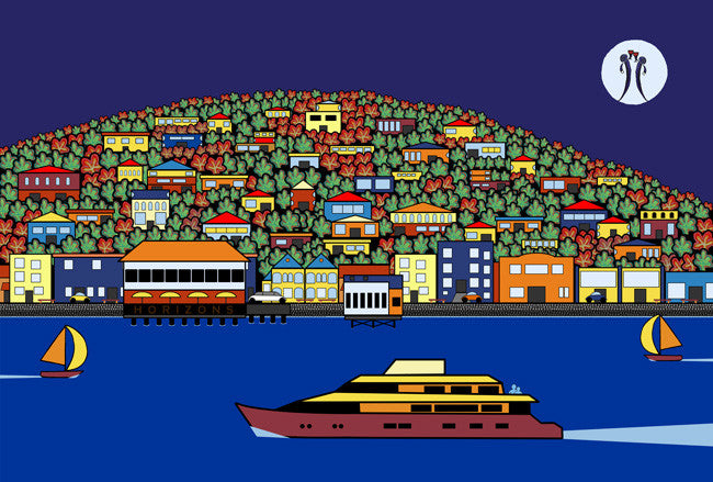 Sausalito art print by John Kraft