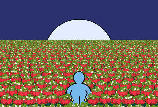 Strawberry Fields Forever Art Print by John Kraft – Artist John Kraft