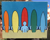 Dawn Patrol Wood Mounted Print by John Kraft