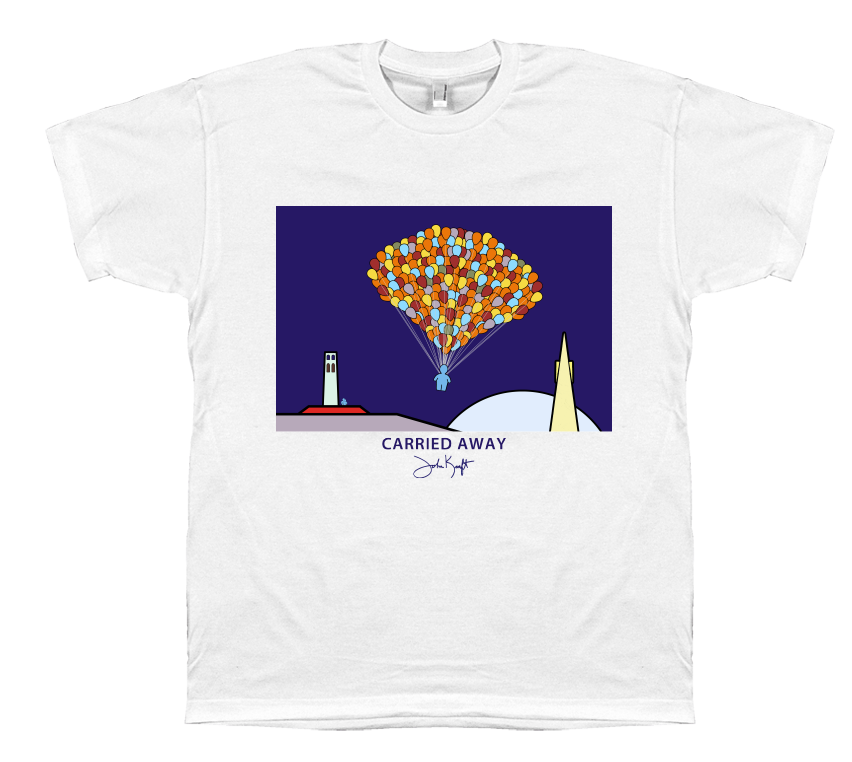 Carried Away T-Shirt by Artist John Kraft