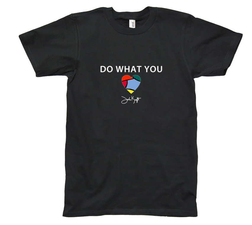 Do What You Love Abstract Heart Shirt