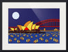 Sydney Sails on Fine Art Paper (framed)